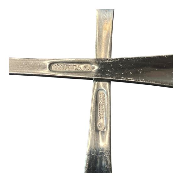 Oneida Mercer Mirror Stainless Steel Tablespoons Set of 3 Discontinued - Picture 2 of 9